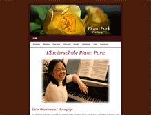 Tablet Screenshot of pianopark.de